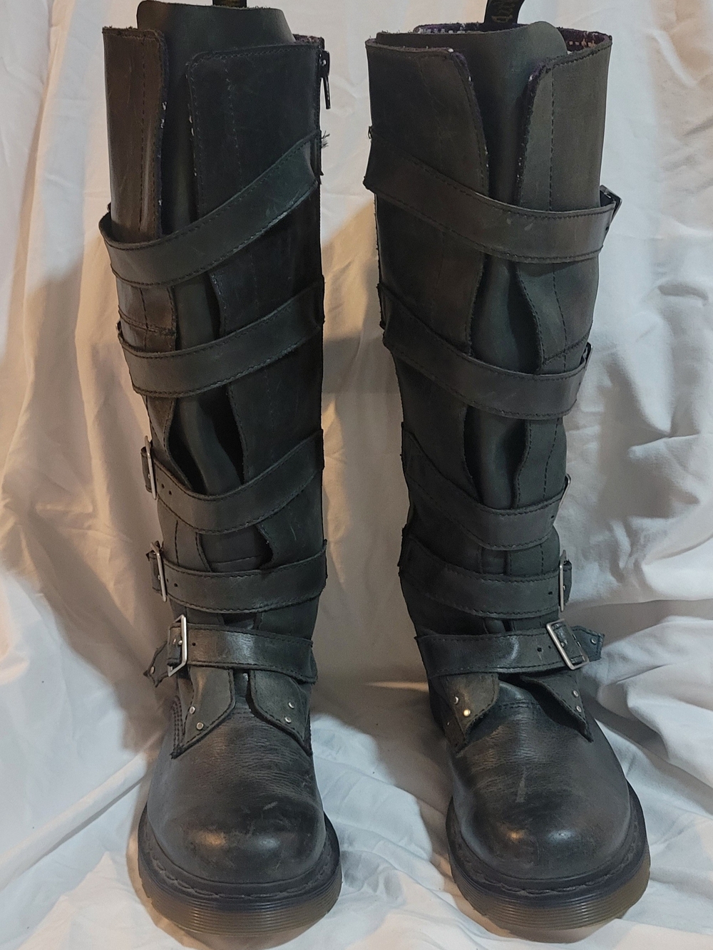 Dr Martens rare phina 5 buckle strap boot as seen on the walking dead